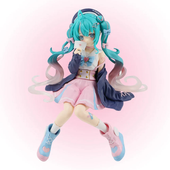 Hatsune Miku Cute Sitting Beauty Girl Ornament Decoration
