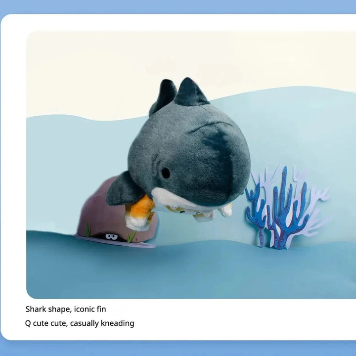 geek plush shark kitty