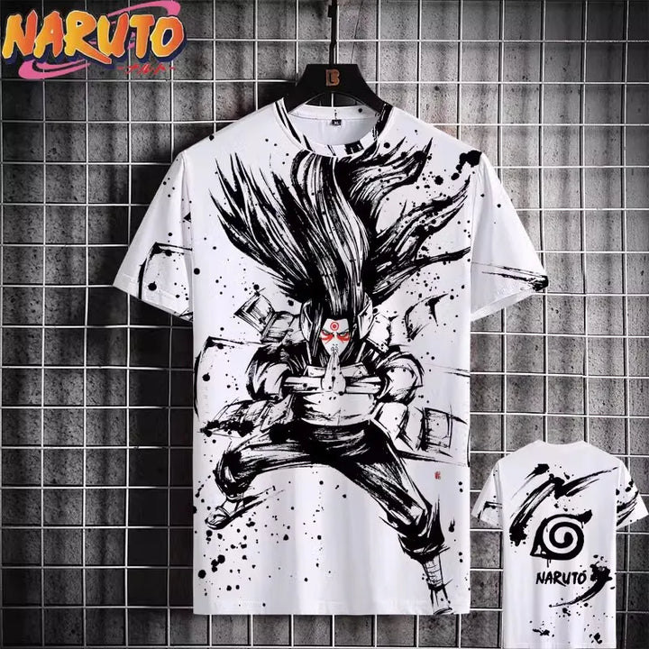 Naruto Japanese Anime 3D Prints T Shirt (2xl-3xl-4xl-5xl)