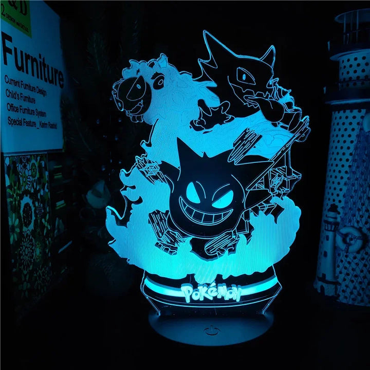 Pokemon Gengar 3D Lamp
