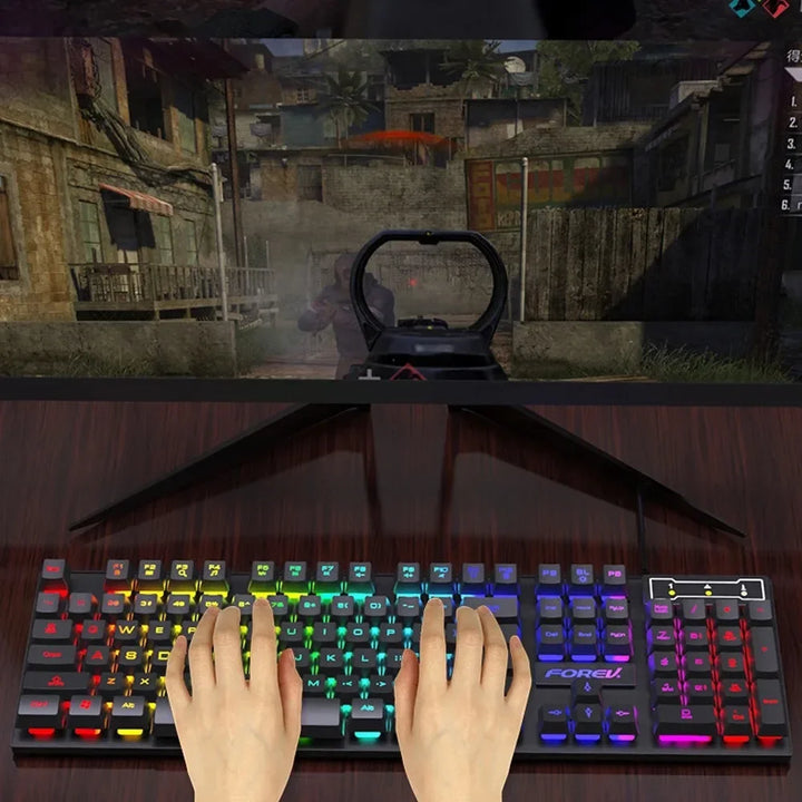 104 key Mechanical Keyboard Wired Gaming
