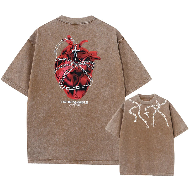 Anime Hunter X Hunter Washed Tshirt Graphic
