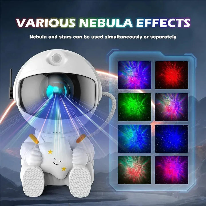 AstroGalaxy Star Projector Galaxy Night Light Astronaut Space