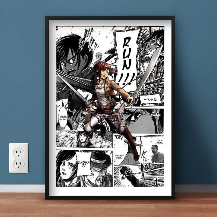 Dark Fantasy Action Adventure Anime Comic Posters Art Prints