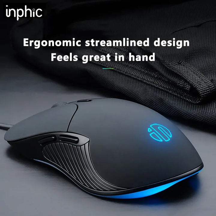 INPHIC B2 USB Wired Mouse Silent