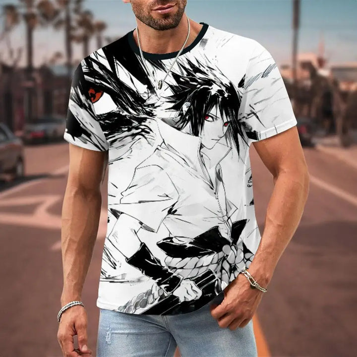 Naruto Japanese Anime 3D Prints T Shirt (2xl-3xl-4xl-5xl)