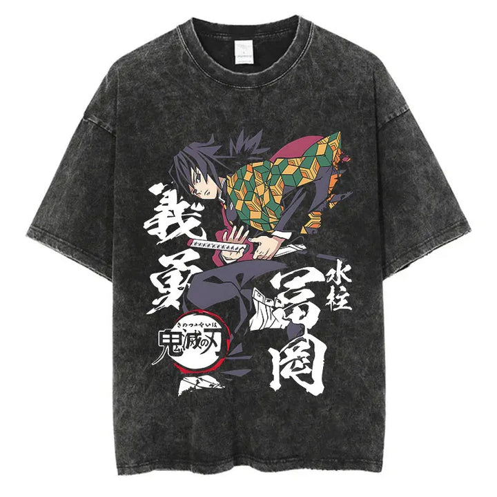 Summer Japanese Anime Print T-shirt (S-M-L)