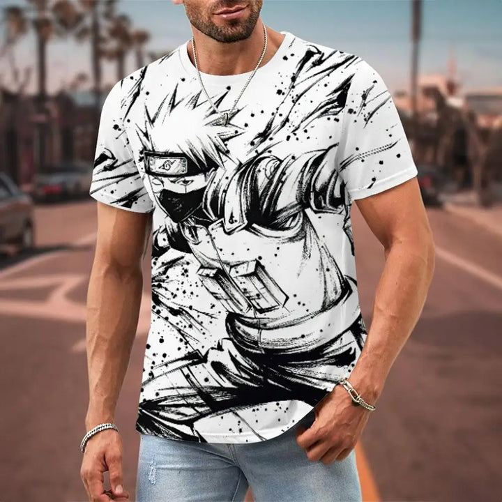 Naruto Japanese Anime 3D Prints T Shirt (S-M-L-XL)