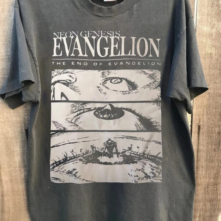 Gospel Warrior Shirt End Neon Genesis Anime Shirt T-Shirt Summer
