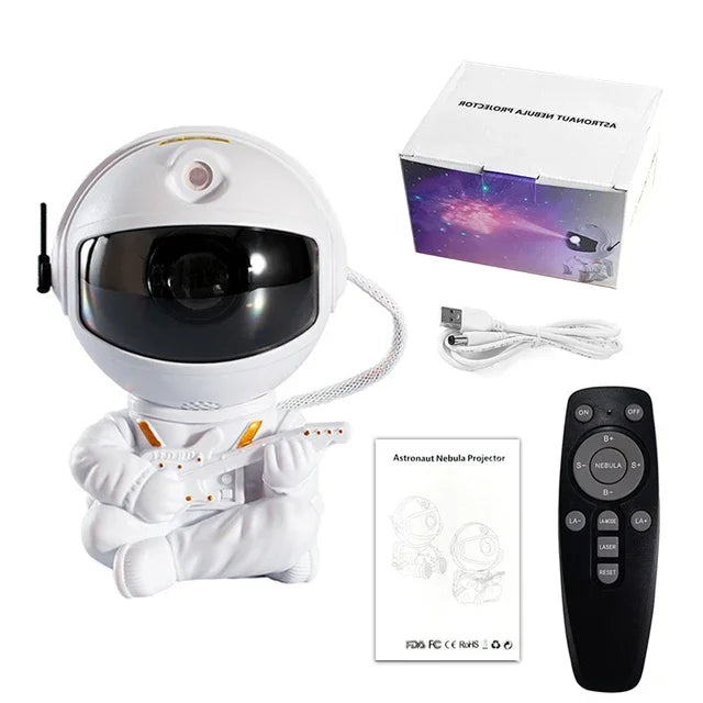 AstroGalaxy Star Projector Galaxy Night Light Astronaut Space