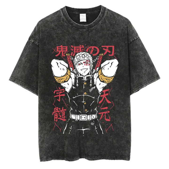 Summer Japanese Anime Print T-shirt (S-M-L)