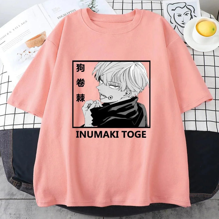 Inumaki Toge Printed Short Sleeve T Shirts