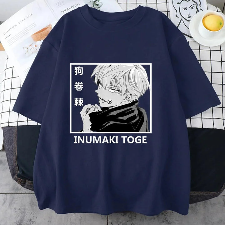 Inumaki Toge Printed Short Sleeve T Shirts