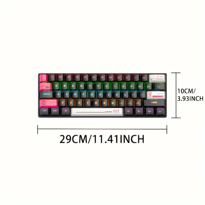 G55 Mechanical Gaming Keyboard 61 Keys Layout RGB Customized