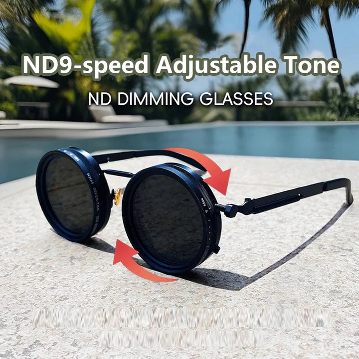 Shadeshift Sunglasses Polarized Round