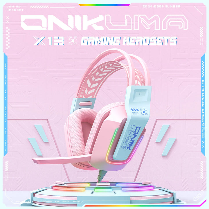 X13 Gaming Headset Immersive audio