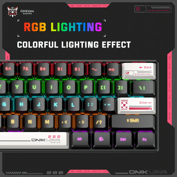 G55 Mechanical Gaming Keyboard 61 Keys Layout RGB Customized