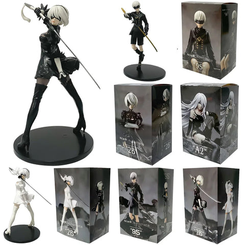 13-18CM NieR:Automata Yorha Anime Action Figures Collection