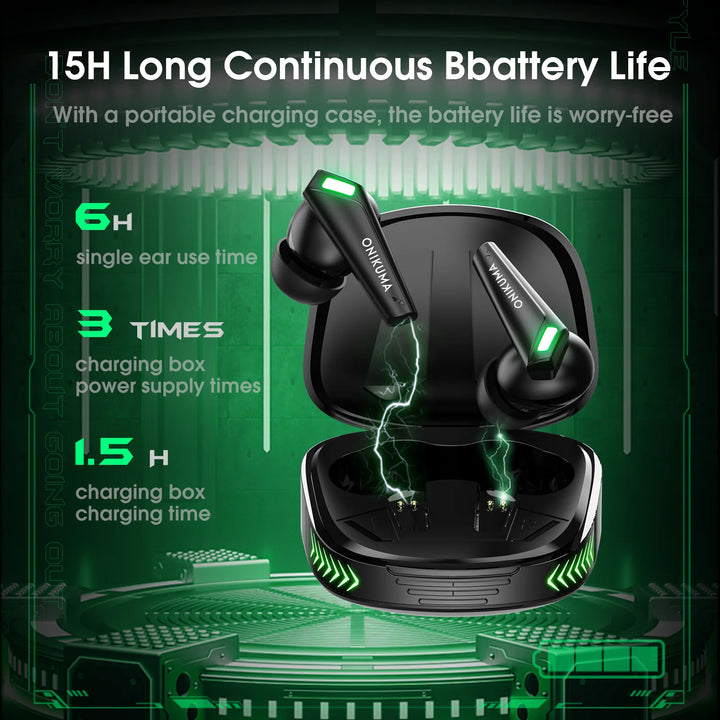 T308 TWS Wireless Earphones Gaming