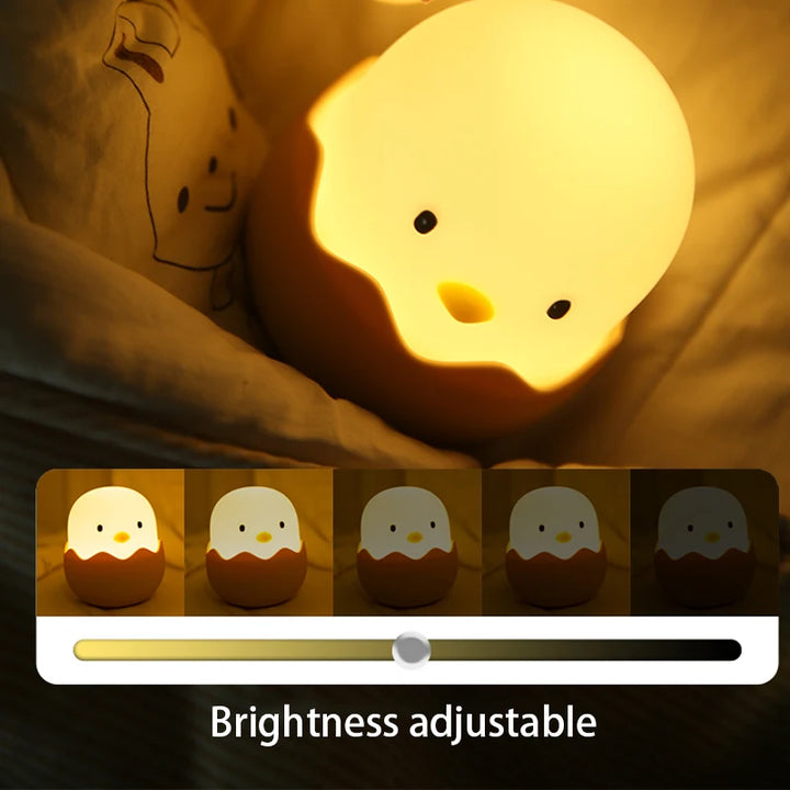 Eggshell Chicken Night Light Cartoon LED Light Bedroom