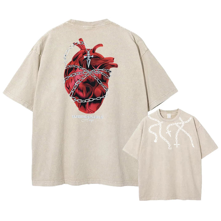 Anime Hunter X Hunter Washed Tshirt Graphic