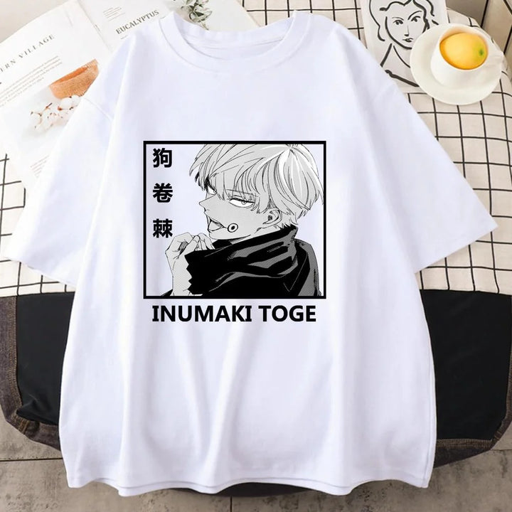Inumaki Toge Printed Short Sleeve T Shirts