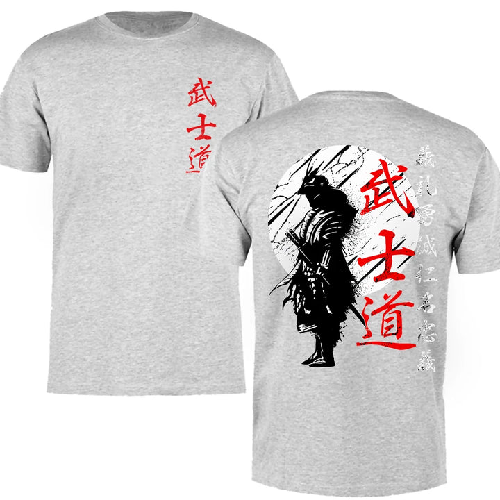 Japan Samurai Spirit T Shirts Back Print