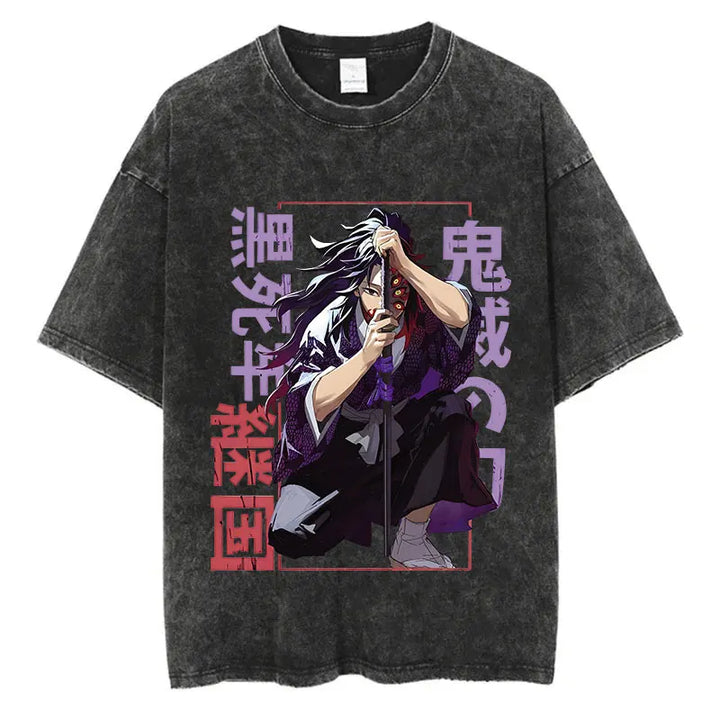 Summer Japanese Anime Print T-shirt (xl-2xl-3xl)