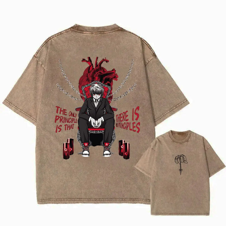 Anime Hunter X Hunter TShirt  Vintage Summer 100% Cotton Loose