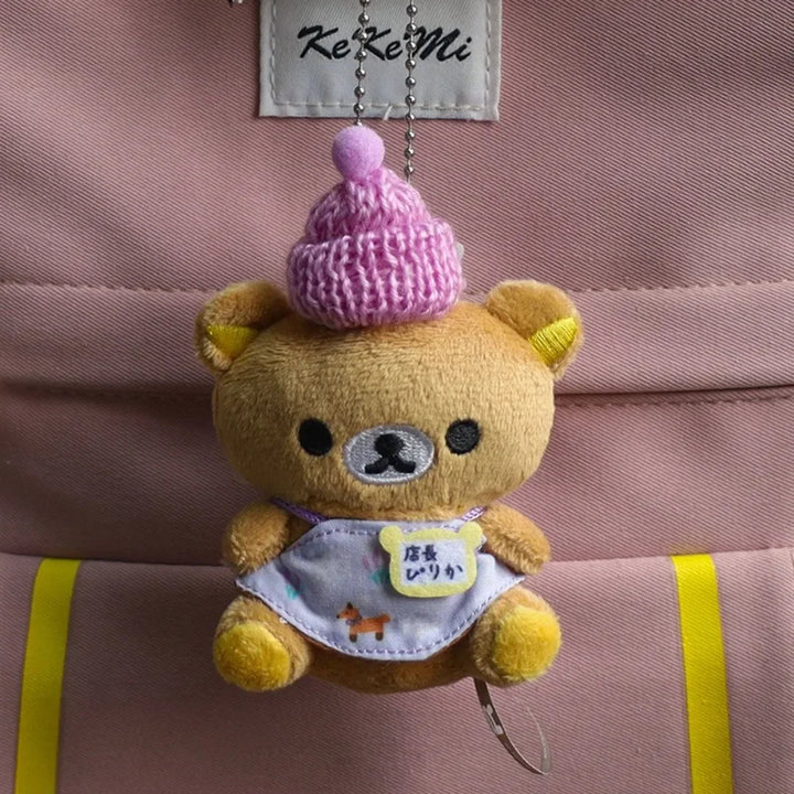 New Limited Series Rilakkuma Plush Pendant Cartoon Keychain