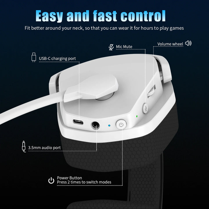 NUBWO G06 Dual Wireless Gaming Headset