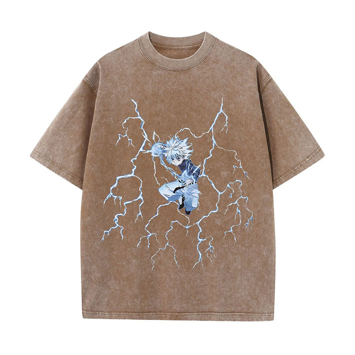 Anime Hunter X Hunter TShirt  Vintage Summer 100% Cotton Loose