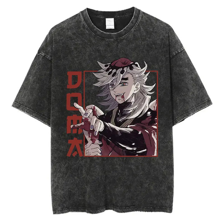 Summer Japanese Anime Print T-shirt (xl-2xl-3xl)