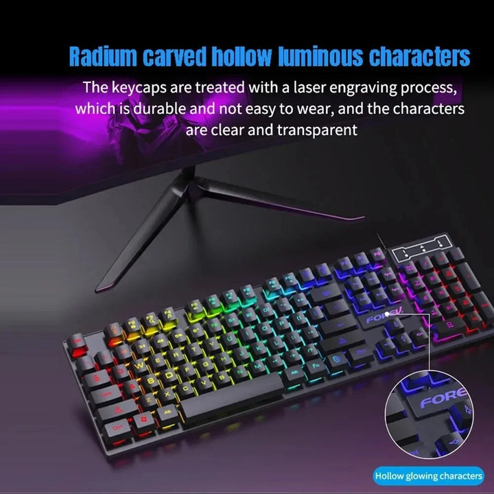 104 key Mechanical Keyboard Wired Gaming