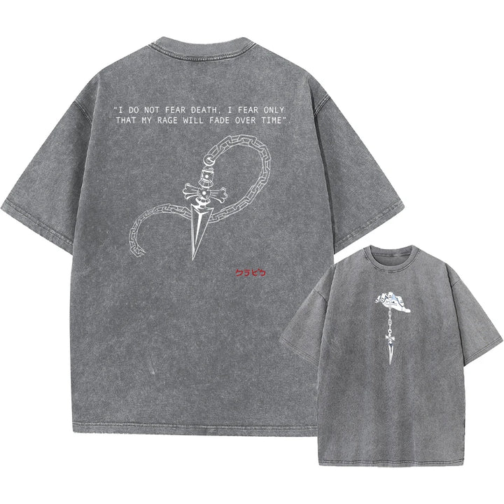 Anime Hunter X Hunter Washed Tshirt Graphic