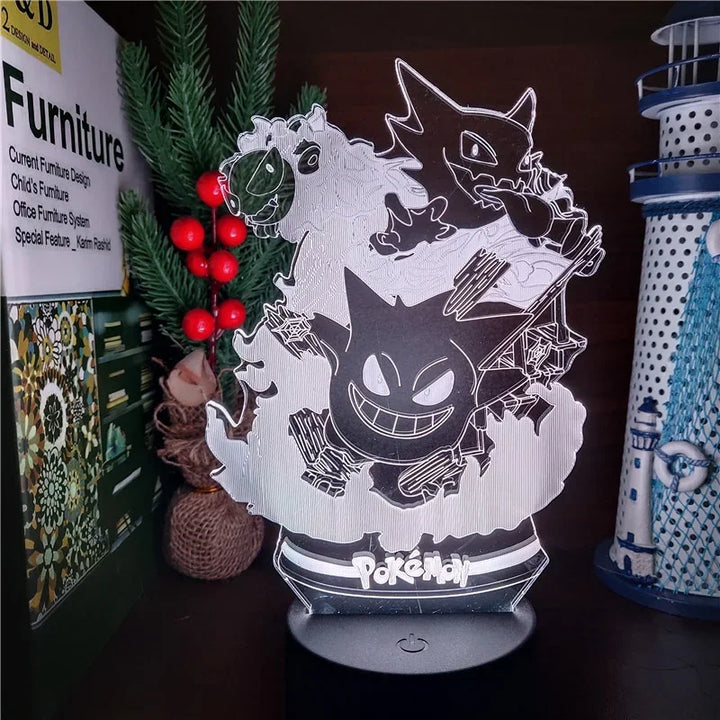 Pokemon Gengar 3D Lamp