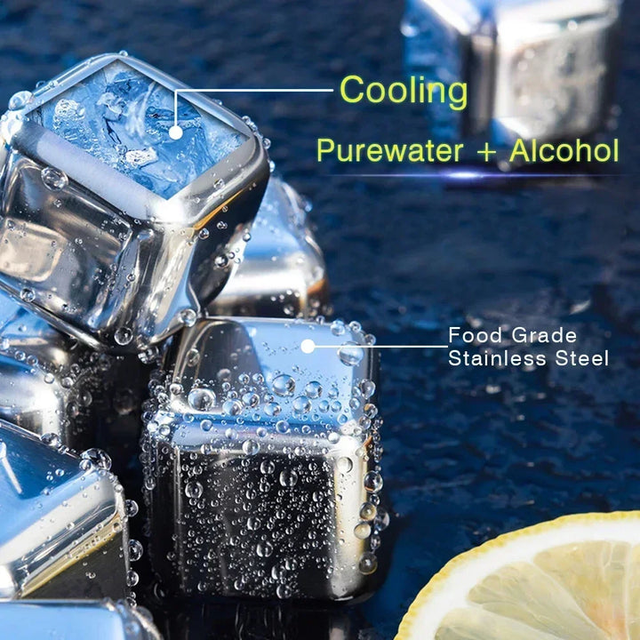 Stainless Steel Ice Cubes Quick-Freeze