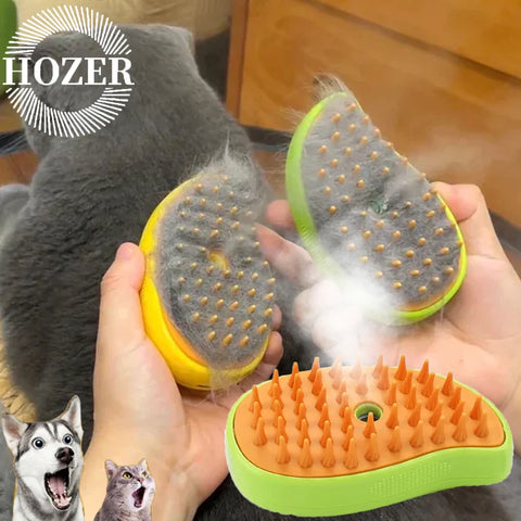 SteamyPet Dog and Cat Steam Brush