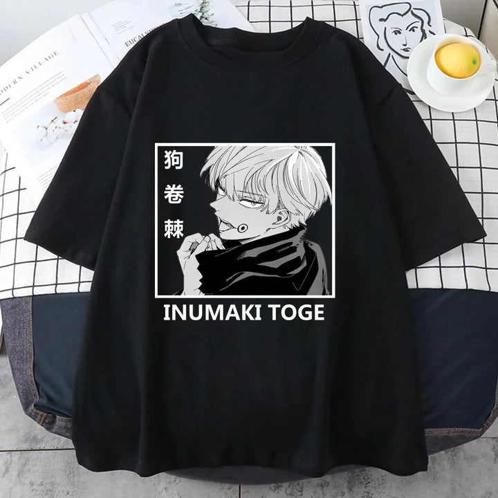Inumaki Toge Printed Short Sleeve T Shirts