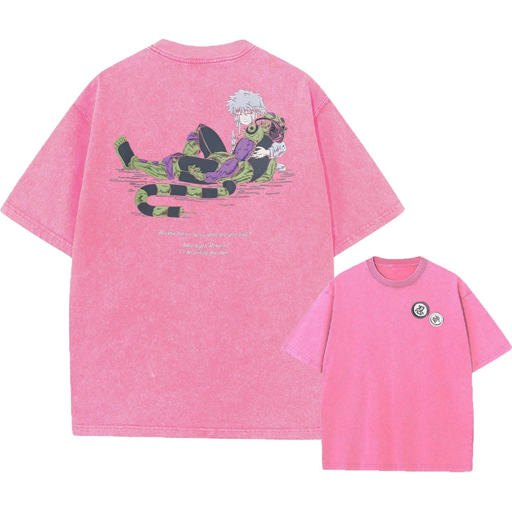 Anime Hunter X Hunter Washed Tshirt Graphic