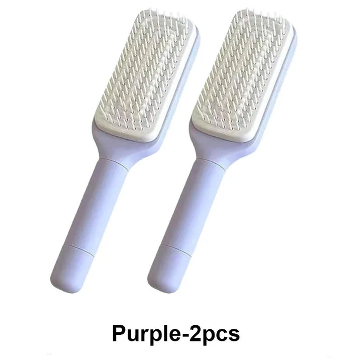 Self-Cleaning Hairbrush