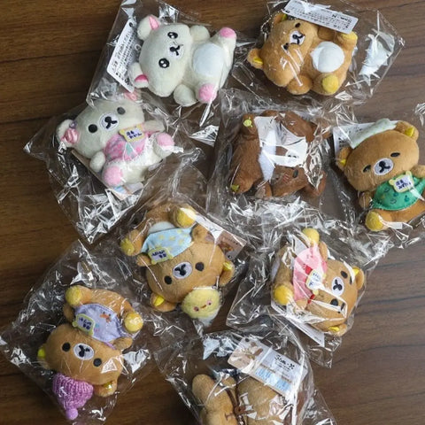 New Limited Series Rilakkuma Plush Pendant Cartoon Keychain