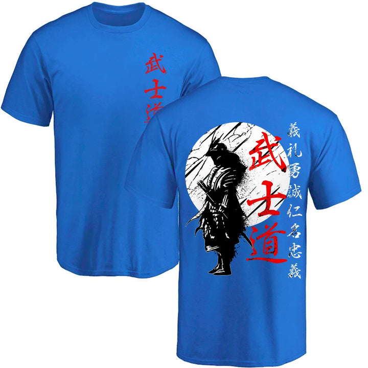 Japan Samurai Spirit T Shirts Back Print