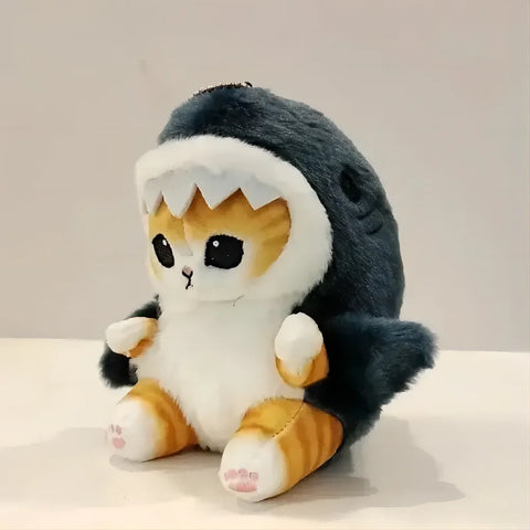 geek plush shark kitty