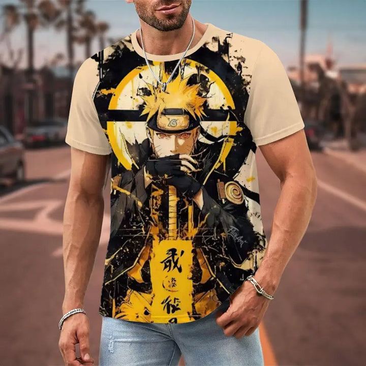 Naruto Japanese Anime 3D Prints T Shirt (2xl-3xl-4xl-5xl)