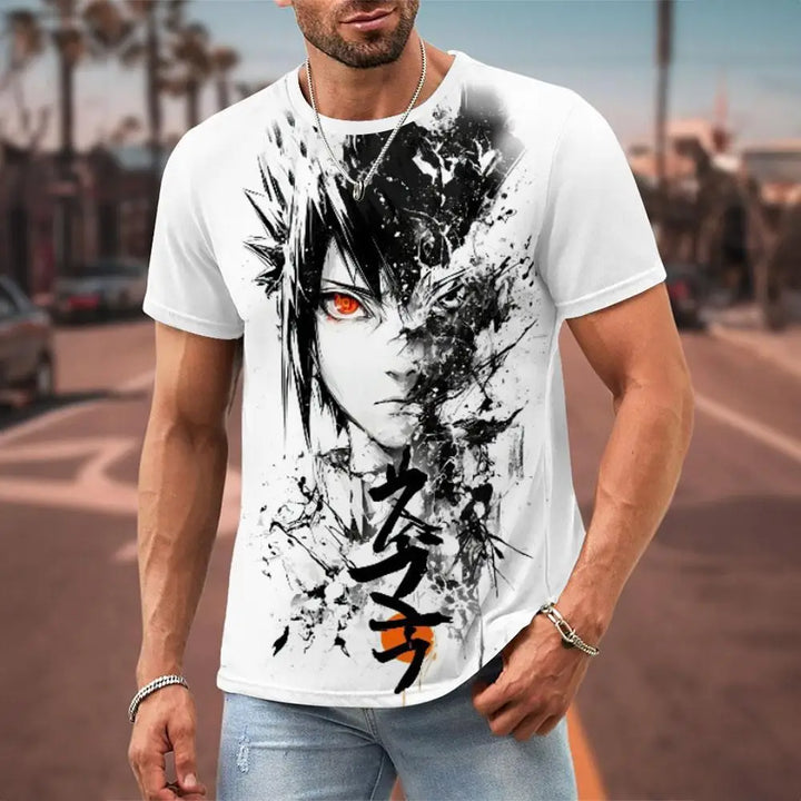 Naruto Japanese Anime 3D Prints T Shirt (2xl-3xl-4xl-5xl)