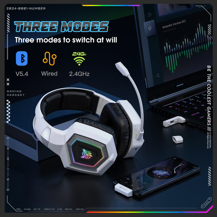 GT806 2.4GHz Wireless Gaming Headset