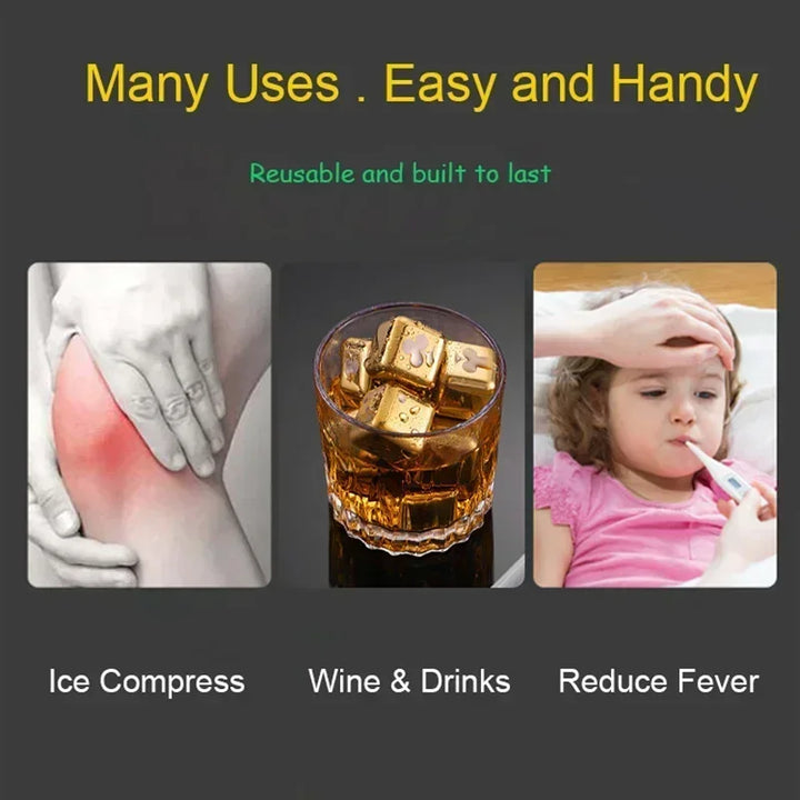 Stainless Steel Ice Cubes Quick-Freeze