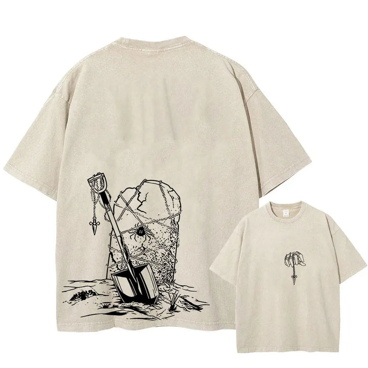 Anime Hunter X Hunter TShirt  Vintage Summer 100% Cotton Loose