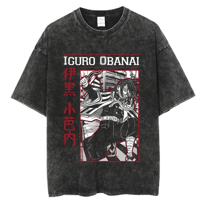 Summer Japanese Anime Print T-shirt (xl-2xl-3xl)